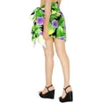thumbnail image 2 of HAPPY BAY Women's Beachwear Summer Pareo Bikini Beach Wraps Skirt Mini Sarong Coverups Swimwear Swim Cover ups for Women One Size Purple, Floral Hibiscus, 2 of 4