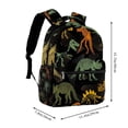 thumbnail image 2 of School Backpack for Teens Large Capacity Casual Backpack With Unique Dinosaur Print For Outdoor Activities Travel Bag, 2 of 2
