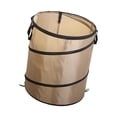 thumbnail image 4 of Bote de basura Cola plegable impermeable para acampar cesta de basura Café ligero M, 4 of 8