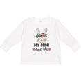 thumbnail image 3 of Inktastic My Mimi Loves Me Granddaughter Bunny Girls Long Sleeve Toddler T-Shirt, 3 of 5