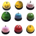 thumbnail image 2 of Iuhan 4Pcs Hotel Service Bell, Metal Desk Call Bell for Restaurant Kitchen Bar Counter Reception, Classic Concierge Bell for Prompt Service, Bed and Breakfast Business ClassroomKids, 2 of 9