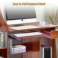 thumbnail image 6 of Resenkos Wooden Computer Desk with Storage Cabinet and Drawer, Home Office Desks, Gaming Computer Desks for Study,Working,Writing, 6 of 8