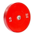 thumbnail image 1 of PRISP Olympic Bumper Weight Plate - Rubber Plate for 2 Inch Olympic Barbell with Steel Insert; Pairs, Sets and Single Plates Available, 1 of 9