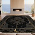 thumbnail image 2 of Design&I 8'x10' Washable Area Rug Gothic Witchy Serpent Tarot Motifs Moody Goth Witch Snake Round Refined for Living Room, Family Extra Large Skid-Resistant Low Profile, 2 of 7