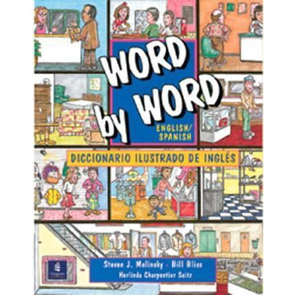 Pre-Owned Word by Word English/Spanish Diccionario Ilustrado De Ingles (Picture Dictionary) (Paperback) 0131258656 9780131258655