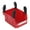 Red, variant on Parts Storage Rack Combination Type Wall Mounted Stackable Shop Tool Bin Nails Screws Beads Buttons Organizer 5.31 X 4.13 X 2.99in