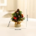 thumbnail image 2 of CISIL Christmas Tree Ornaments Creative Christmas Decoration Desktop Linen Christmas Tree Decorations, 2 of 4