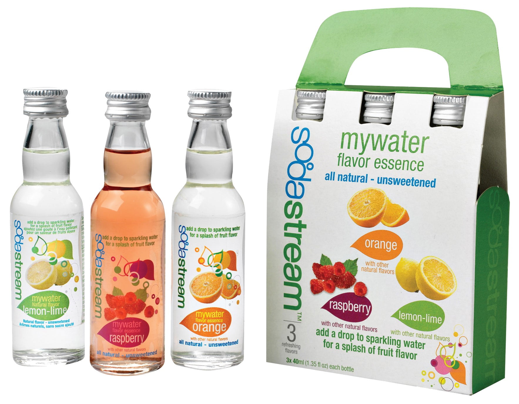 Sodastream Drink Mix, Variety, 1.35 Oz, 3 Bottles, 1 Count