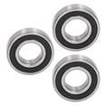 thumbnail image 2 of 3Pcs Deep Groove Ball Bearing Rubber Seal Accessory Set Kit for Equipment Machine6205, 2 of 5