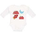 thumbnail image 3 of Inktastic I Love Grandma and Grandpa to the Moon and Back Boys or Girls Long Sleeve Baby Bodysuit, 3 of 5