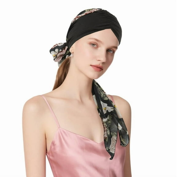 Wowstyle Chemo Headwear Turbans for Women Long Hair Chiffon Head Scarf Headwraps Cancer Hats