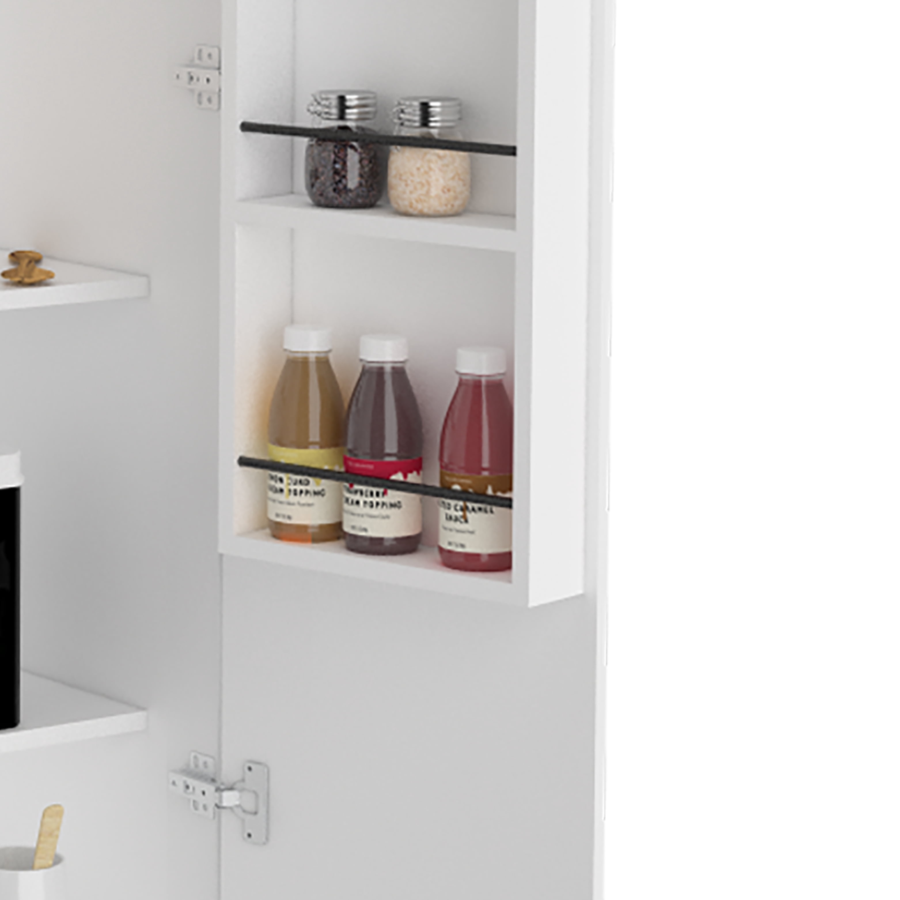 Albany; Double Door Pantry Cabinet; Five Shelves