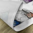 thumbnail image 5 of Ambesonne Music Place Mats Set of 4, Guitar Collage for Teens, Standard Size, Multicolor, 5 of 6