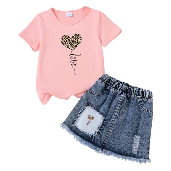 Toddler boys and girls summer outfits cotton short sleeve solid t-shirt top casual shorts neutral spring clothes B 6-7 Years