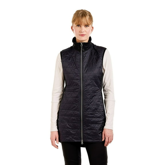 SWIX Adult Female Mayen Ultra Quilted Tunique, Color: Black, Size: M