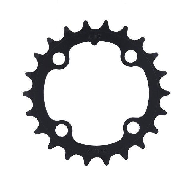 Bicicleta Ciclismo, Plato 22T para BCD 104mm 9 Velocidad Bicicleta Redonda Acero al Carbono Amonsee No