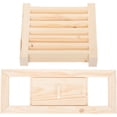 thumbnail image 1 of Miangastore Air Intake Window Shutter Cedar 1 Set 8.25X7.07X0.79In, 1 of 7