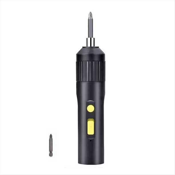 Kit de Destornillador EléCtrico InaláMbrico, Destornillador con BateríA de Iones de Litio Recargable por USB, Juego de Herramientas de Destornillador EléCtrico con Broca