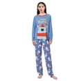 thumbnail image 3 of Votuleazi Family Matching Christmas Pajamas, Baby Romper/Deer Letter Pattern Long Sleeve Tops and Pants Sleepwear Set, 3 of 10