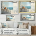 thumbnail image 4 of Designart "Horizon With Beachfront Windows" Coastal Windows Canvas Art Print, 4 of 7