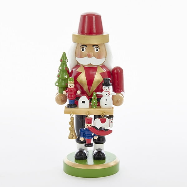 8" Vibrantly Colored Toy Maker Nutcracker Tabletop Figure
