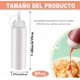 thumbnail image 2 of 8 Botellas de Dispensador Condimentos Tapas Giratorias Botellas y Condimentos Personalizados de Botellas de Plástico Muy Adecuados Para Salsa de Chile Aceite Juego de 7 Botellas de, 2 of 4