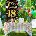 thumbnail image 3 of Black and Gold Birthday Decorations Black and Gold Glitter, Birthday Banner for Birthday Party Decoration Black and Gold Party Decorations Gold and Black Party Decorations, 3 of 9