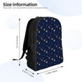 thumbnail image 4 of Fotbe Space Galaxy Travel Laptop Backpack, Business Slim Sturdy Laptops Backpack, Water Resistant College School Computer Bag Gift for Men & Women Fits 15.6 Inch Notebook, 4 of 8