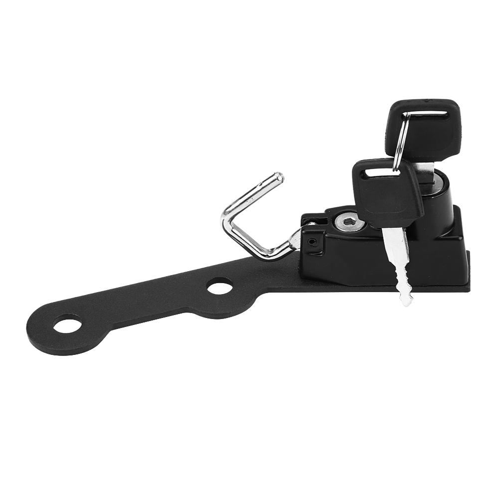 XYDZ Verrou de Casque 2 Pi/èces Heavy Duty Casque de Verrouillage Antivol Verrouillage PIN Cha/îne Boucle Secure Lock /Équipement Moto