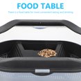 thumbnail image 3 of CRAFTHROU 1Pc Plastic Reptile Holder Turtle Tank Leak Proof Home Breeding Box Black, 3 of 6