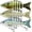 B1-J6N, variant on Swimmax Easy Catch Fishing Lures with BKK Hooks, Wiggling, Vibrating, Rattling and Gurgling for More Bites, Heavy-Duty Dyneema Fiber Jointed Swimbaits for Bass, Trout, Crappie, Walleye, Pike