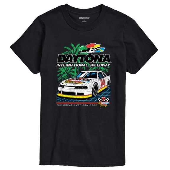 NASCAR - Daytona Int'l Speedway Retro Car - Men's Short Sleeve T-Shirt