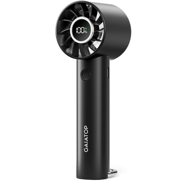 Miniventilador portátil Gaiatop Handheld Personal con pantalla LED