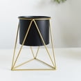 thumbnail image 2 of Decorative Modern Metal Flowerpot Pot Plant Stand Planter, 2 of 8