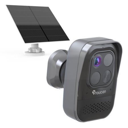 Toucan Wireless Security Camera Pro with Solar Panel