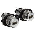 thumbnail image 3 of 2x Bright White LED Angel Eye Halo Ring Marker Light Bulb 6W For BMW E90 E91 US, 3 of 10