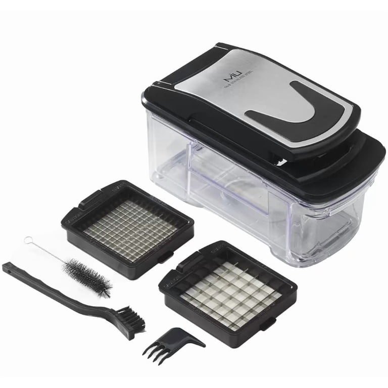 調理器具 Yumi Miu Vegetable Chopper w/ 2 Interchangeable Dicer Blades, New in