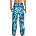 thumbnail image 6 of Mens Pajama Pants, Blue Kyanite Soft Sleep & Lounge Pants for Men, Cuteness Casual PJ Bottoms Pants with Pockets, 6 of 7