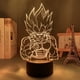 thumbnail image 1 of Anime Goku Vegeta 3D Led Night Light Dragon Ball Z lámpara de mesa para niños, decoración de la habitación de la cama, regalos de cumpleaños y Navidad para niños, 1 of 4