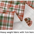 thumbnail image 2 of Oval Plaid Christmas Tablecloth, Christmas Table Cloth Red Plaid Holiday Oval Tablecloth For Christmas Decor, Waterproof Wrinkle Free Red Plaid Christmas Tablecloth Oval For Oval Tables 60 X 84, 2 of 4