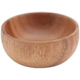 thumbnail image 2 of MIANGASTORE Wooden Rice Bowl Eating Bowl Practical Food Storage Container Wooden Tableware, 2 of 7