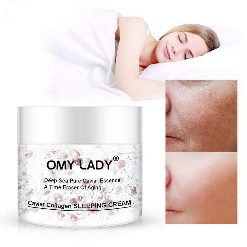 MakeUp4ever Omy Lady Caviar Sleep Cream,Caviar Collagen Sleep Cream ...