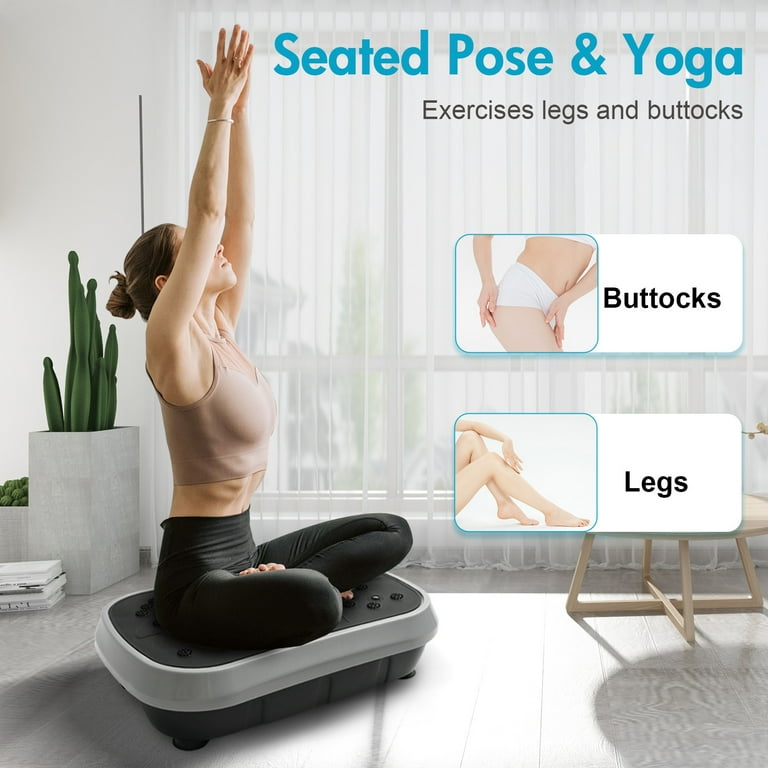 Yesoul Vibration Plate Exercise Machine For Lymphatic Drainage& Weight Loss,Power Plate Vibration Platform With Remote,Full Whole Body Workout Vibration Platform,300-400 Lbs Capacity