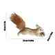 thumbnail image 3 of Mini Christmas Tree Decorations Cute Lifelike Squirrels Hanging Figurines Pines Cones Decorations Hanging Ornaments Forest Animals Decorations, 3 of 6
