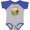 Baseball Heather and Royal, variant on Inktastic Yellowstone National Park Vintage Design Boys or Girls Baby Bodysuit