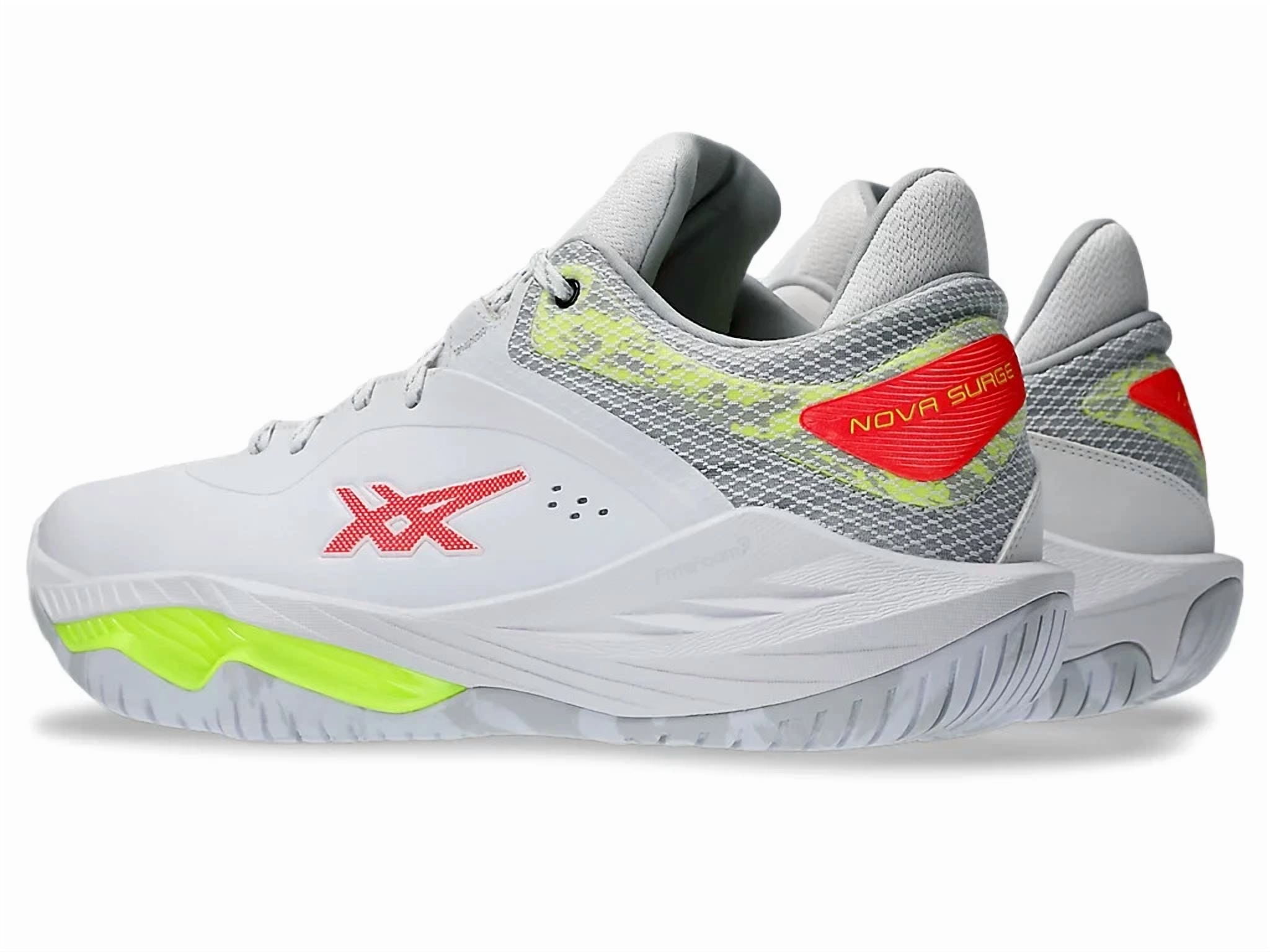 asics バッシュ25.5cm NOVA SURGE LOW 1061A043 ASICS NOVA SURGE LOW 1061A043 103 White Sunrise Red Basketball