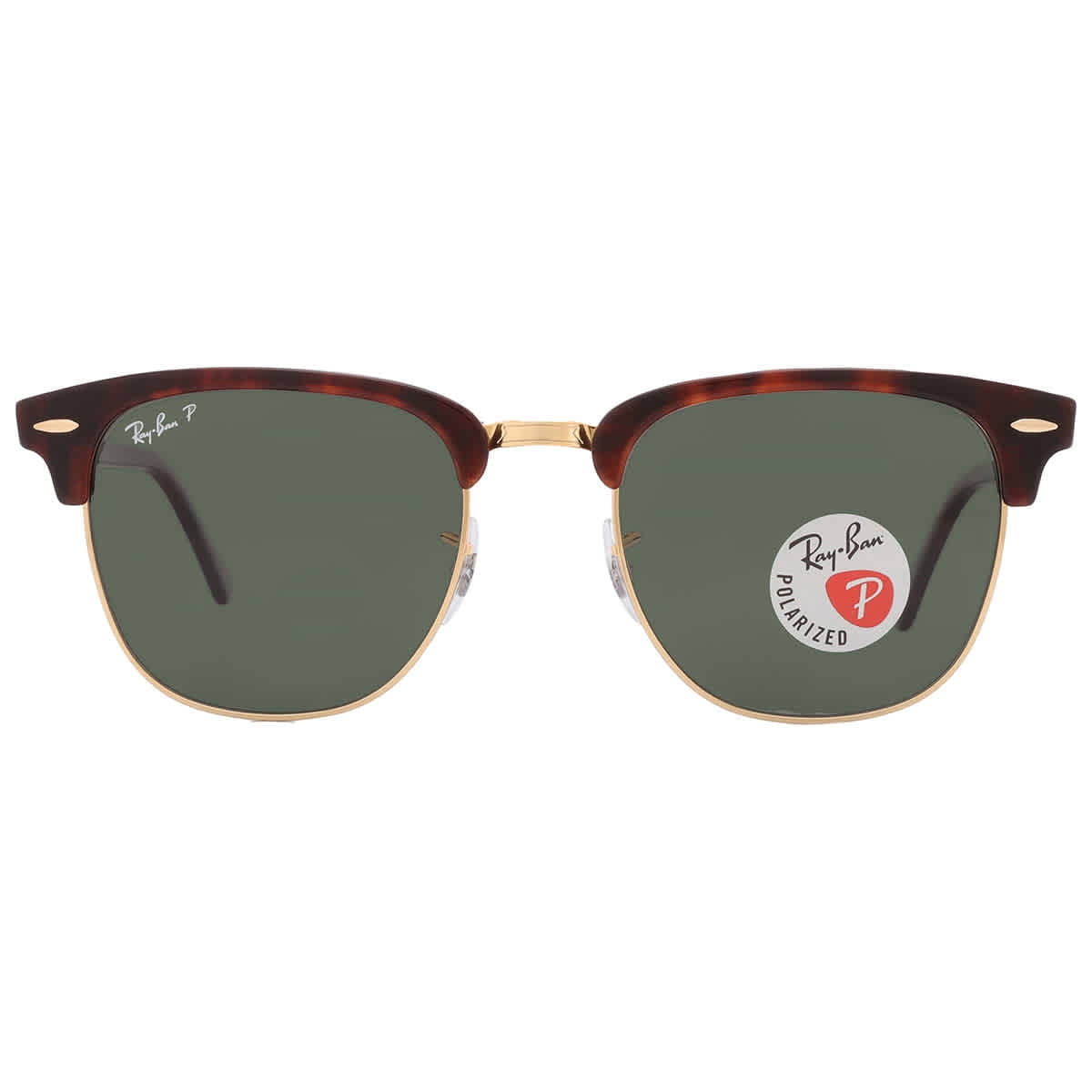 Ray-Ban Rb3016f Clubmaster Asian Fit Square Sunglasses - Walmart.com