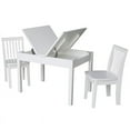 thumbnail image 4 of International Concepts Indoor Wood Kids Lift Top Table and 2 Chairs in White - 3 Piece Set, 4 of 12