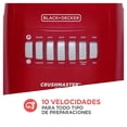 thumbnail image 3 of Licuadora Black+Decker CrushMaster 1.2L 550 W Mod BL1000RG Color Rojo, 3 of 5