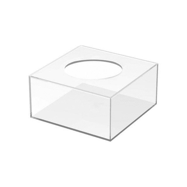 Acrylic Cake Display Board Square Cake Tray DIY Cake Refillable Board Base for Display Wedding Party Birthday 20X20X10cm